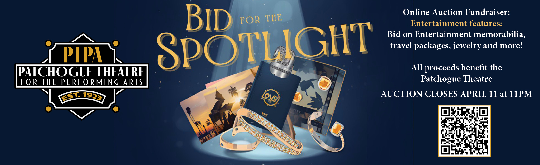 Bid For The Spotlight! The Patchogue Theatre Online Auction!