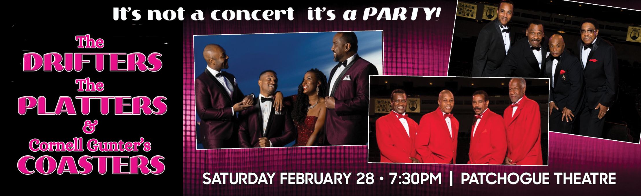 The Drifters, The Platters & Cornell Gunter’s Coasters