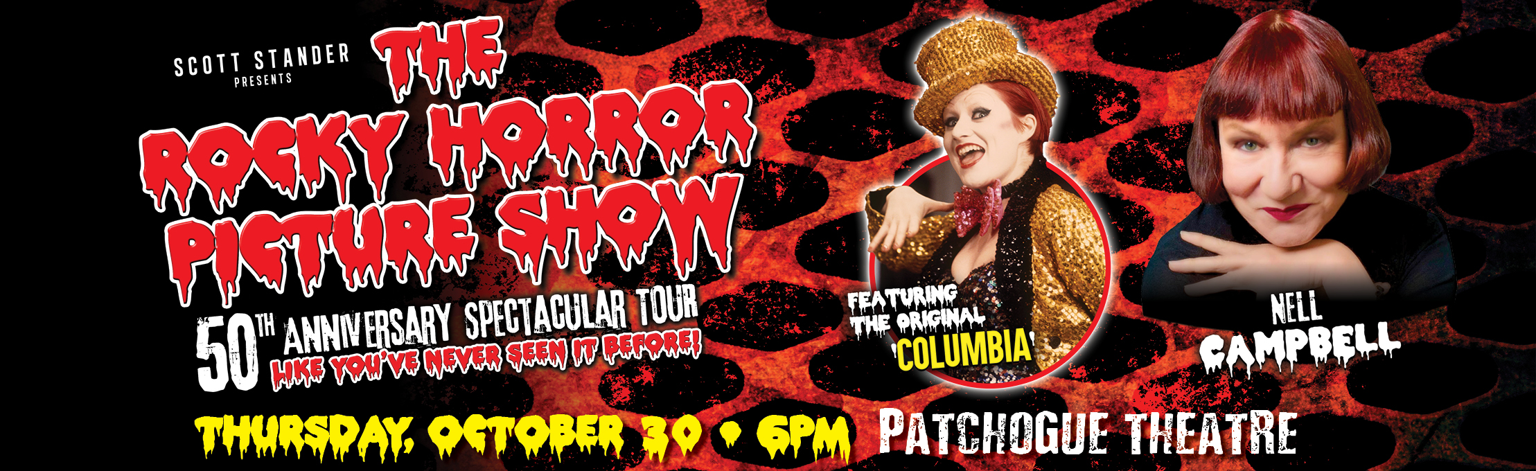 “Rocky Horror Picture Show 50th Anniversary” with the Original “Columbia” Nell Campbell