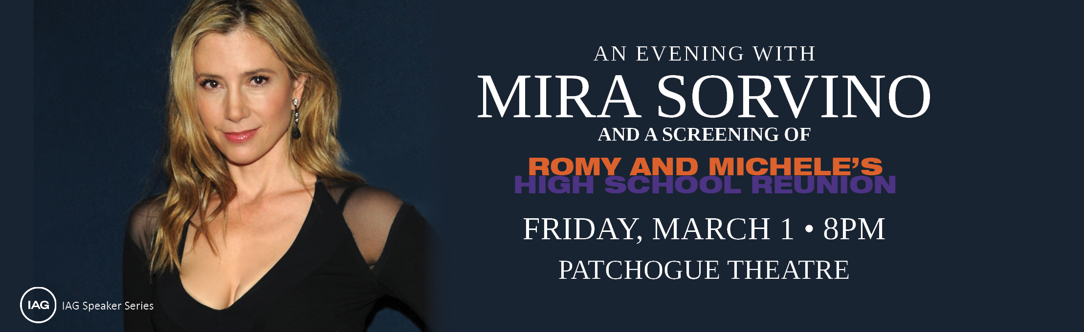 A Screening of Romy And Michele’s High School Reunion Featuring a Q+A with Mira Sorvino