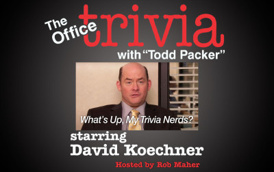 The Office Trivia with Todd Packer, Starring David Koechner